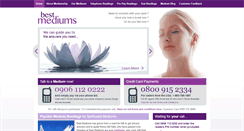 Desktop Screenshot of bestmediums.co.uk